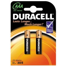 Duracell Alkalin AAA İnce Kalem Pil 2'li Paket